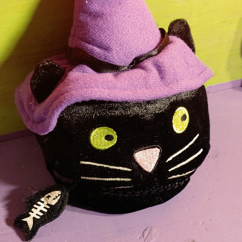 🎃Halloween Witchy Cat Zipper Coin Purse🎃 - Picture 4 of 9